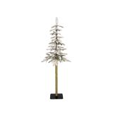 ZASNEŽENA NOVOLETNA JELKA ALPINE FIR IZ UMETNE MASE, VIŠINE 150 CM