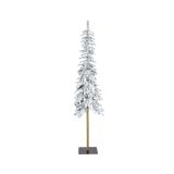 ZASNEŽENA NOVOLETNA JELKA ALPINE FIR IZ UMETNE MASE, VIŠINE 180 CM