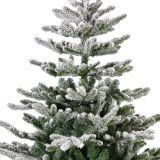 ZASNEŽENA NOVOLETNA JELKA IZ UMETNE MASE, VIŠINE 150 CM