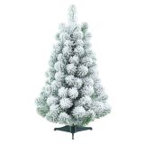 ZASNEŽENA NOVOLETNA JELKA IZ UMETNE MASE, VIŠINE 75 CM
