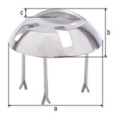 SPECIALNO OKOVJE ALBERTS ZAUSTAVLJALEC VRTNIH VRAT 65X205MM