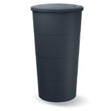 ZBIRALNIK DEŽEVNICE PROSPERPLAST SMOOTH ANTRACIT 600X600X1066 MM