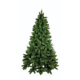 ZELENA NOVOLETNA JELKA IZ UMETNE MASE, VIŠINE 215 CM