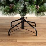 NOVOLETNA JELKA 150 CM LEDENA S STORŽI NORWICH PINE