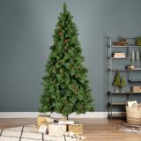 NOVOLETNA JELKA 180 CM ZELENA S STORŽI NORWICH PINE