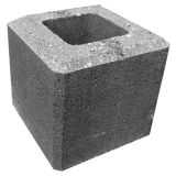 BETONSKI IZDELEK KOGRAD ZIDAK FUTURA TREND POLOVIČKA 20X20X19 ČRNA