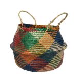 OKRASNA KOŠARA DECORIS ZLOŽLJIVA, VEČBARVNA 35X35X30