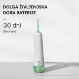 ZOBNA PRHA OCLEAN W10 ZELENA, 2 NASTAVKA