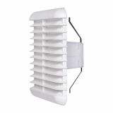 ZRAČNIK BREZ REGULACIJE VAFRA PVC FASADNI 190X190 KVADRATNI Z VZMETJO