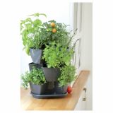 ZUNANJA POSODA JAGODNIK PVC COUBI SET ANTRACIT