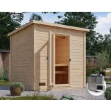 ZUNANJA SAVNA KARIBU 38 MM HYTTI 3+ 11KW BIO-KOMBINIRANI GRELEC
