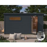 ZUNANJA SAVNA KARIBU 38 MM HYTTI 6+9KW BIO-KOMBINIRANA PEČ