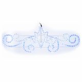 LUČKE MQ ZVEZDA LED 180X62 CM MODRO/BELE BARVE