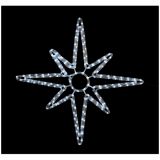 LUČKE MQ ZVEZDA LED BELA 80 X 80 CM