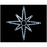 LUČKE MQ ZVEZDA LED BELA 80 X 80 CM