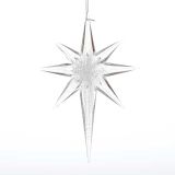 OKRASEK ZA JELKO GLOSSTYLE ZVEZDA REPATICA 14X2.5X21 TRANSPARENT
