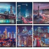ZVEZEK STREET SKYLINE CITY A4/54L 80GR