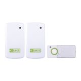 ZVONEC EMOS BREZŽIČNI BEL/ZELEN 3 MEL 2 ENOTI ZA VTIČN.+1 TIPKA