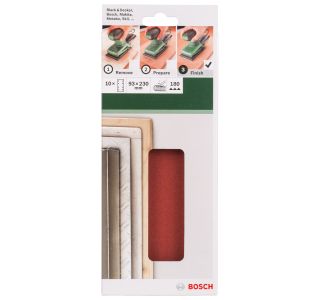 SAMOPRITDILNI BRUSNI LIST BOSCH 10-DELNI SET C430 RDEČ 93X230 MM K180 8 LUKENJ SAMOPRITDILNI BRUSNI LIST BOSCH 10-DELNI SET C430 RDEČ 93X230 MM K180 8 LUKENJ