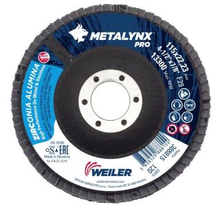 LAMELNI BRUSNI DISK POŠ. METALYNX 115X22.23 MM Z120 ZA INOX LAMELNI BRUSNI DISK POŠ. METALYNX 115X22.23 MM Z120 ZA INOX