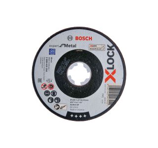 REZALNA PLOŠČA ZA JEKLO BOSCH 125X1.6X22.23 MM X-LOCK AS 46 S BF