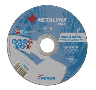 REZALNA PLOŠČA ZA RF METALYNX 125X1X22.23 MM E20A60S-BF