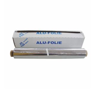 GOSPODINJSKA FOLIJA ALUFIX 150M X 45CM V ŠKATLI Z ŽAGICO NEUTRAL