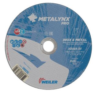 REZALNA PLOŠČA ZA RF METALYNX 180X1.6X22.23MM 20A46R-BF