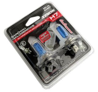 AVTOMOBILSKA ŽARNICA CARCOMMERCE 2-DELNI SET XENON H7, 12V, 60/55W