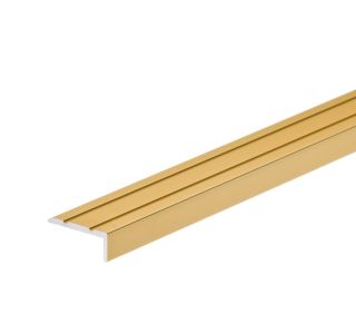 STOPNIŠČNI ALU PROFIL CEZAR 25X10MM 1M ZLAT SAMOLEPILNI STOPNIŠČNI ALU PROFIL CEZAR 25X10MM 1M ZLAT SAMOLEPILNI