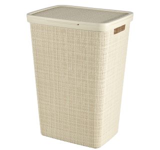 KOŠ ZA PERILO - JUTA, 58L, 43X60X34 CM, BEL KOŠ ZA PERILO - JUTA, 58L, 43X60X34 CM, BEL