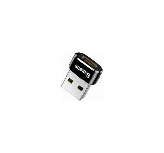 ADAPTER BASEUS USB-A/USB-C BASEUS ŽENSKI ČRN ADAPTER BASEUS USB-A/USB-C BASEUS ŽENSKI ČRN