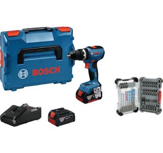 AKUMULATORSKI UDARNI VRTALNIK BOSCH GSB 18V-65 V KOVČKU + DARILO SET PRIBORA