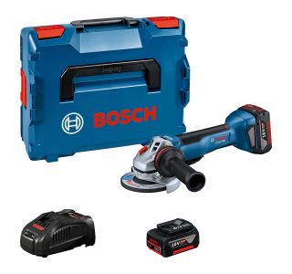 AKUMULATORSKI KOTNI BRUSILNIK BOSCH PROFESSIONAL GWS 18V-10 P + L-BOXX