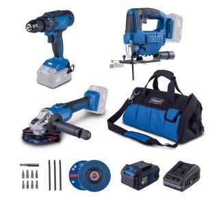 AKUMULATORSKI SET SCHEPPACH  C-JAD-SET L 4 DELNI SET 20V