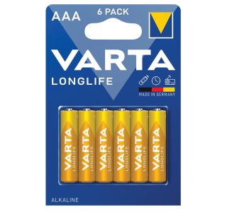 ALKALNI BATERIJSKI VLOŽEK VARTA LR03 LONGLIFE AAA 6/1 ALKALNI BATERIJSKI VLOŽEK VARTA LR03 LONGLIFE AAA 6/1
