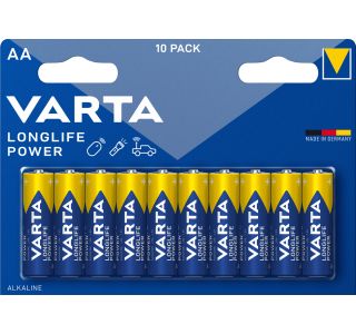 ALKALNI BATERIJSKI VLOŽEK VARTA LR06 AA 10/1 LONGLIFE POWER ALKALNI BATERIJSKI VLOŽEK VARTA LR06 AA 10/1 LONGLIFE POWER