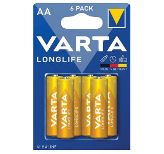 ALKALNI BATERIJSKI VLOŽEK VARTA LR06 LONGLIFE AA 6/1 ALKALNI BATERIJSKI VLOŽEK VARTA LR06 LONGLIFE AA 6/1