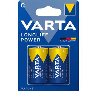 ALKALNI BATERIJSKI VLOŽEK VARTA LR14 / C LONGLIFE POWER BL/2, 1.5V ALKALNI BATERIJSKI VLOŽEK VARTA LR14 / C LONGLIFE POWER BL/2, 1.5V