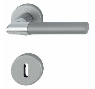 ALU KLJUKA ZA VRATA LECCE Z ROZETO KLJUČ F49-F9-2