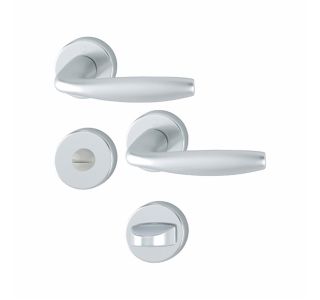 ALU KLJUKA ZA VRATA NEW YORK Z ROZETO WC F-1