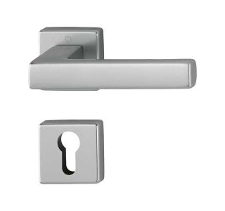 ALU KLJUKA ZA VRATA TOULON Z ROZETO CILINDER F9