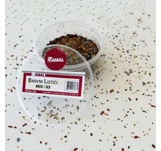 AMAL DEKORATIVNI LISTIČI MIX - 03  100G