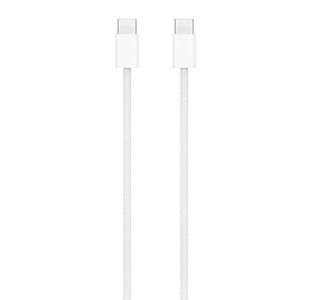 APPLE PODATKOVNI KABEL MU2G3ZM/A TYPE C NA TYPE C VTIČ ZA IPHONE 16 IN IPHONE 15 SERIJA  ORIGINAL EU BLISTER 2M 240W  PLETEN