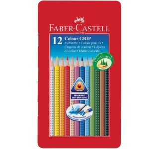 BARVICE FABER CASTEL GRIP 12/1 KOVINSKA ŠKATLA