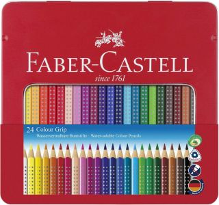 BARVICE FABER CASTEL GRIP 24/1 KOVINSKA ŠKATLA