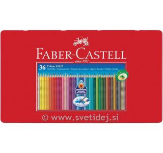 BARVICE FABER CASTEL GRIP 36/1 KOVINSKA ŠKATLA