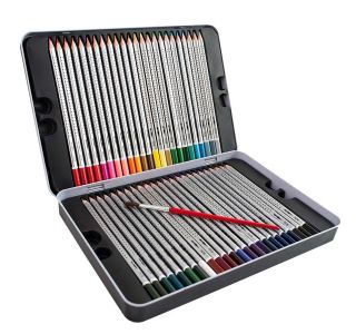 BARVICE LEVIA AKVAREL 1/48 + ČOPIČ KOVINSKA EMBALAŽA 009907