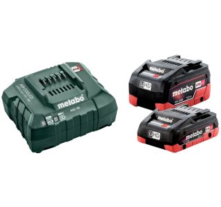 BATERIJE IN POLNILNIKI METABO BASIC SET LIHD 1 X 18V 4.0 AH + 1 X 18V 5.5 AH