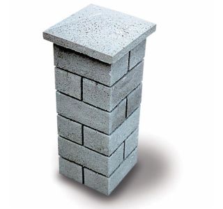BETONSKI IZDELEK JARC KOCKA ZA STEBER 20X20X11 CM SIVA BETONSKI IZDELEK JARC KOCKA ZA STEBER 20X20X11 CM SIVA